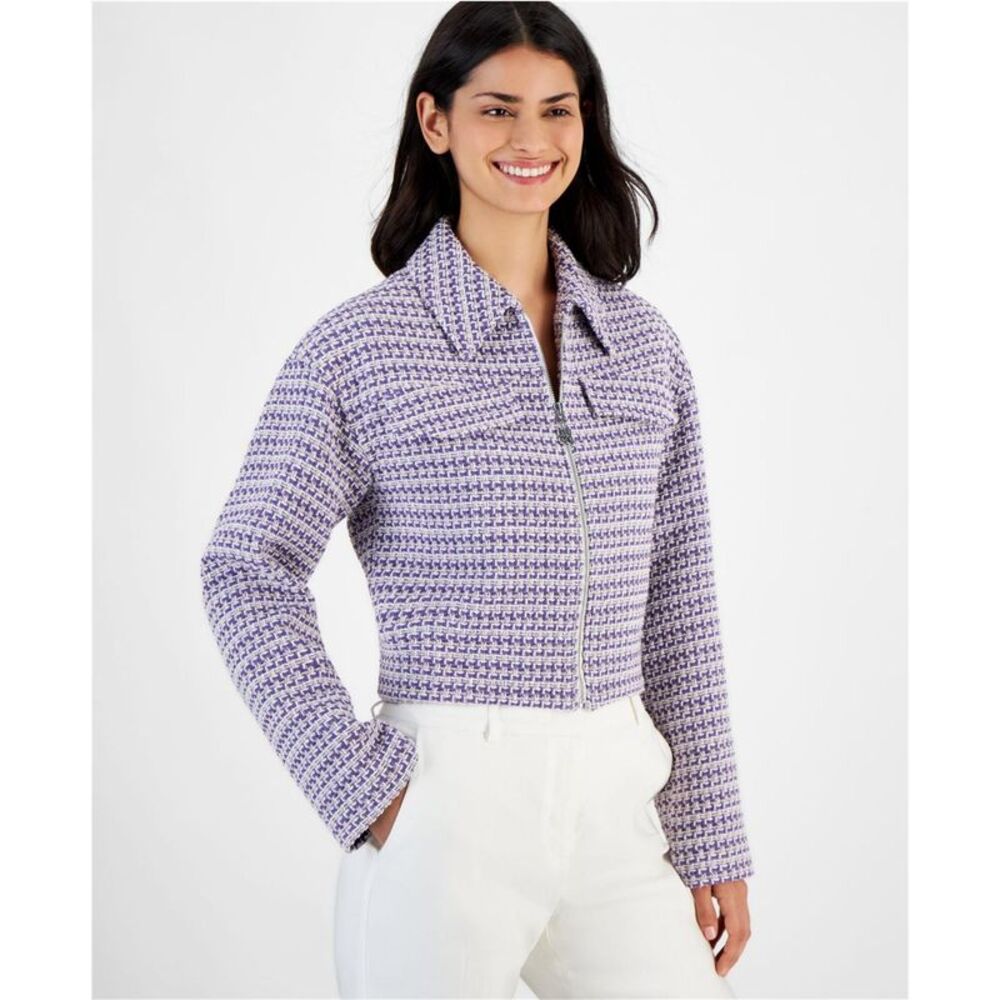 Hugo Boss Womens Woven Cropped Jacket, NWT
